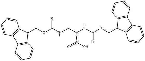 98+ White Powder Fmoc-L-Dap(Fmoc)-OH CAS NO. 201473-90-7
