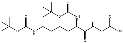 98+ White Powder Boc-L-lys(Boc)-gly-OH CAS NO.120893-72-3