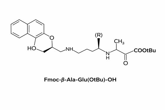 Blok Bangunan Dipeptida Impuritas Sintesis Peptida Fase Padat Fmoc-β-Ala-Glu(OtBu)-OH Untuk SPPS