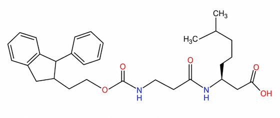 Fmoc-β-Ala-Leu-OH LPPS Derivatif Fmoc Pengotor HPLC 99+