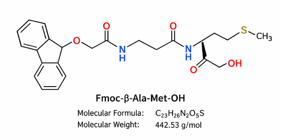 Penelitian Peptida Kekotoran Fmoc-β-Ala-Met-OH HPLC 99+